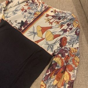 Anthropologie Floral Blouse